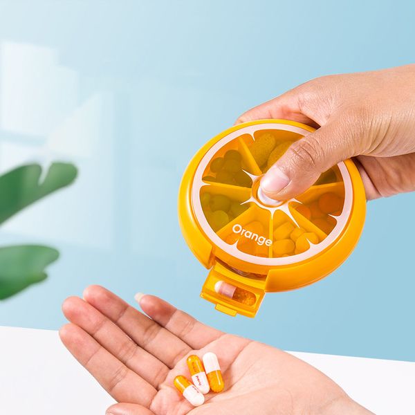 mini care 7 slot pill medicine vitamin storage box organizer cover portable pill case weekly rotating drug small box
mini care 7 slot pill medicine vitamin storage box organizer cover portable pill case weekly rotating drug small box