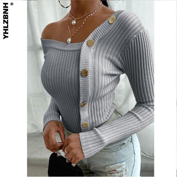 women's sweaters yhlzbnh winter autumn women button off shoulder knitted sweater jumper strapless pullover long sleeve knitwear female, White;black
women's sweaters yhlzbnh winter autumn women button off shoulder knitted sweater jumper strapless pullover long sleeve knitwear female, White;black