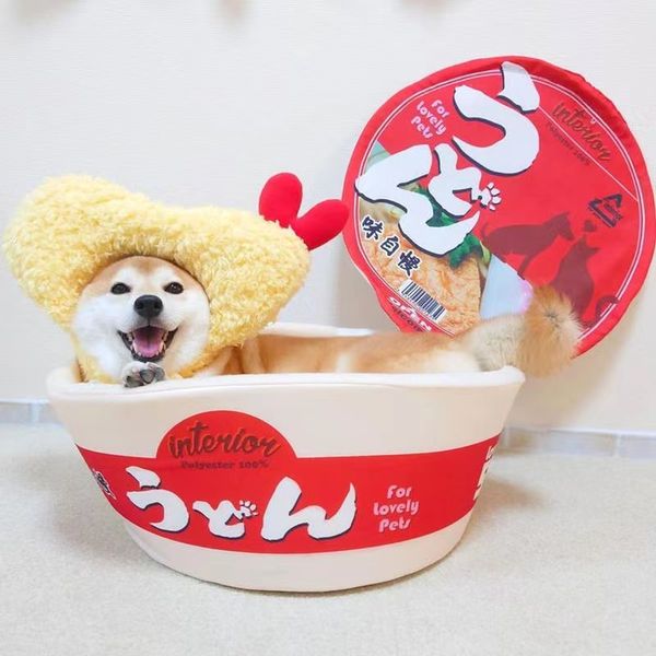 noodles pet bed cup noodles kennel instant noodle cat nest noodles kennel instant ramen bowl dog bed