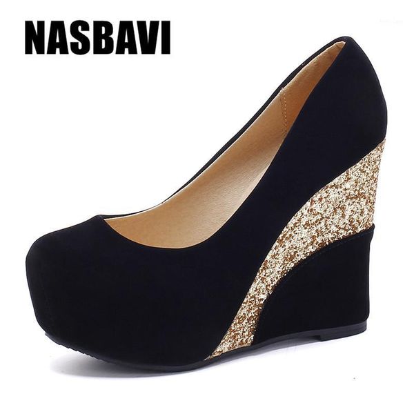 plus size 33-43 new pumps women shoes platform wedge high heels office lady bride wedding shoes woman1, Black
plus size 33-43 new pumps women shoes platform wedge high heels office lady bride wedding shoes woman1, Black