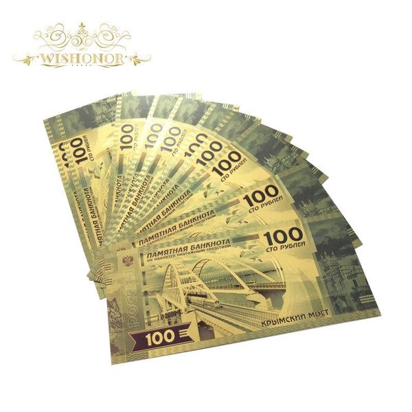 10pcs lot color russia banknote world cup set banknotes 100 rubles banknote in 24k gold paper money for collection wmtyxc
10pcs lot color russia banknote world cup set banknotes 100 rubles banknote in 24k gold paper money for collection wmtyxc