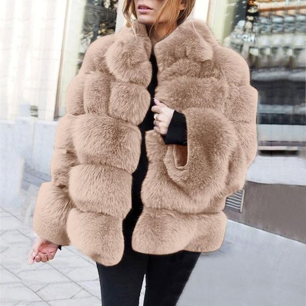 women plus size faux fur coat warm furry winter jacket sleeve outerwear lady elegant thick warm fake fur jacket chaquetas mujer, Black
women plus size faux fur coat warm furry winter jacket sleeve outerwear lady elegant thick warm fake fur jacket chaquetas mujer, Black