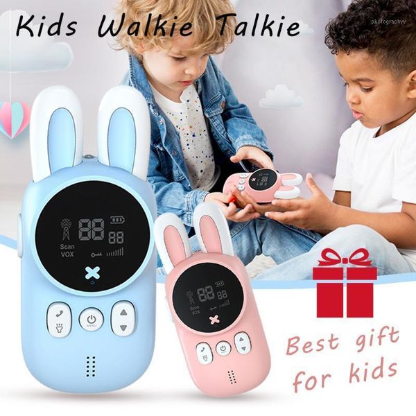 cute mini kids walkie talkie wireless intercom child radio toys two way radio 1-3 km transmitter camping family children gift1
cute mini kids walkie talkie wireless intercom child radio toys two way radio 1-3 km transmitter camping family children gift1