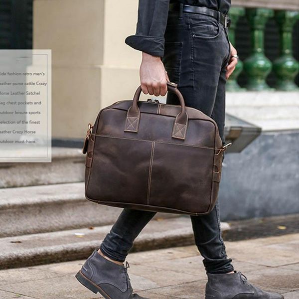 briefcases luufan men's crazy horse genuine leather briefcase cowhide business handbag cow 15.6" lapportfolio male shoulder bag
briefcases luufan men's crazy horse genuine leather briefcase cowhide business handbag cow 15.6" lapportfolio male shoulder bag