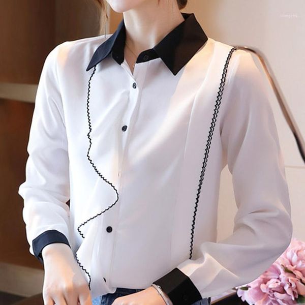 blouse women blusas mujer de moda 2020 long sleeve white blouse women blouses shirts ruffles chiffon shirt blusa d4421
blouse women blusas mujer de moda 2020 long sleeve white blouse women blouses shirts ruffles chiffon shirt blusa d4421