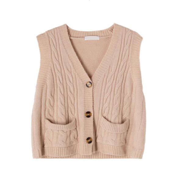 women's knits & tees lauri laki knitted sweater vest cardigans for women solid sleeveless vintage cape autumn winter 2021, White
women's knits & tees lauri laki knitted sweater vest cardigans for women solid sleeveless vintage cape autumn winter 2021, White