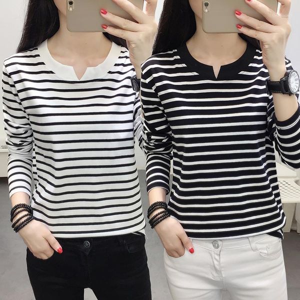 oversized autumn women's t-shirt 2021 korean new stripe v neck plus size 5xl casual loose female long sleeve cotton tshirt1, White
oversized autumn women's t-shirt 2021 korean new stripe v neck plus size 5xl casual loose female long sleeve cotton tshirt1, White