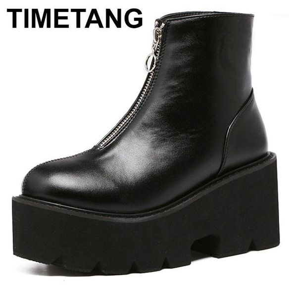 boots timetang women platform high heel motorcycle zipper ankle thick heels punk warm shoes footwears e2431, Black
boots timetang women platform high heel motorcycle zipper ankle thick heels punk warm shoes footwears e2431, Black