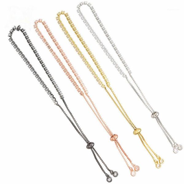 CZ Cubic Zirconia Adjustable Bracelet&Bangle for Women Copper White CZ Adjustable Chains Charm Bracelet Jewelry Pulseras Mujer1, Black
CZ Cubic Zirconia Adjustable Bracelet&Bangle for Women Copper White CZ Adjustable Chains Charm Bracelet Jewelry Pulseras Mujer1, Black