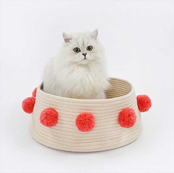cat beds & furniture woven cat's nest four seasons general net red bed house villa dog's pet products
cat beds & furniture woven cat's nest four seasons general net red bed house villa dog's pet products