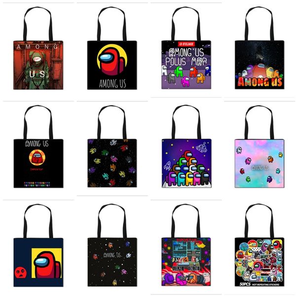 game among us handbag totes cartoon anime printed handbags luxurys designers bags crossbody one shoulder bag large shopping bag e123006, Black
game among us handbag totes cartoon anime printed handbags luxurys designers bags crossbody one shoulder bag large shopping bag e123006, Black