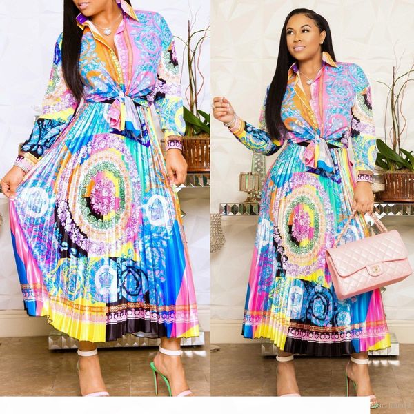 2019 autumn latest trendy floral printed women two pieces party dresses long sleeves bow shirt and pleats skirt sets street casual dress, Black;gray
2019 autumn latest trendy floral printed women two pieces party dresses long sleeves bow shirt and pleats skirt sets street casual dress, Black;gray