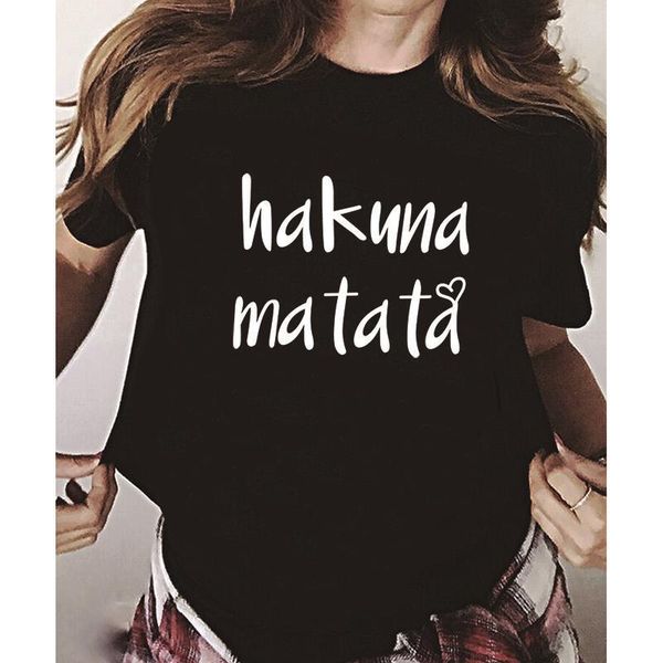 hakuna matata print funny cartoon tshirt women harajuku lion king simba cut ullzang tshirt woman streetwear tees female, White
hakuna matata print funny cartoon tshirt women harajuku lion king simba cut ullzang tshirt woman streetwear tees female, White