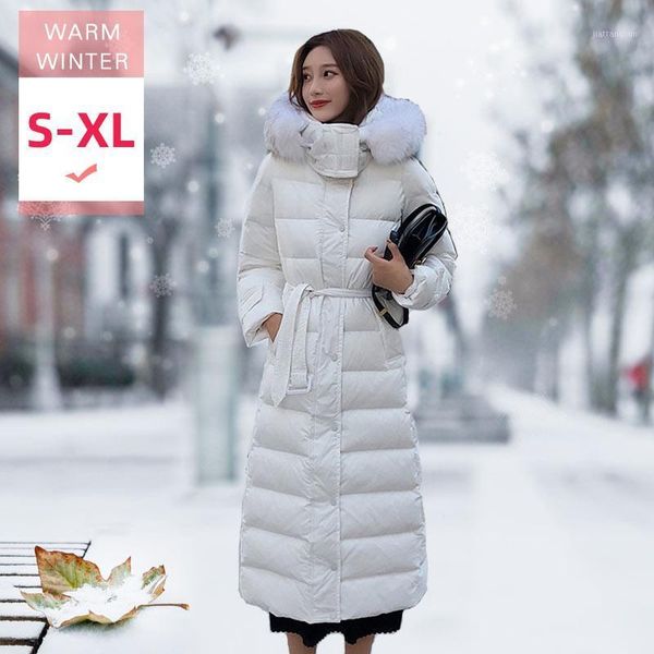 winter women fashion real raccoon fur white duck down jacket female slim warm thick long coat with waistband windproof outwear1, Black
winter women fashion real raccoon fur white duck down jacket female slim warm thick long coat with waistband windproof outwear1, Black