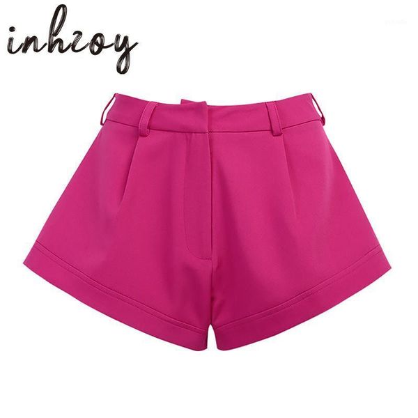 women fashion chic zipper high waist bottoms ladies pink/white/black casual wide leg flared loose mini shorts female clothing1
women fashion chic zipper high waist bottoms ladies pink/white/black casual wide leg flared loose mini shorts female clothing1