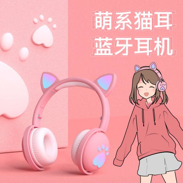 pink luminous earphone headset bluetooth wirels korean cute cat ear girl's net red small children's mobile phone notebook computer
pink luminous earphone headset bluetooth wirels korean cute cat ear girl's net red small children's mobile phone notebook computer