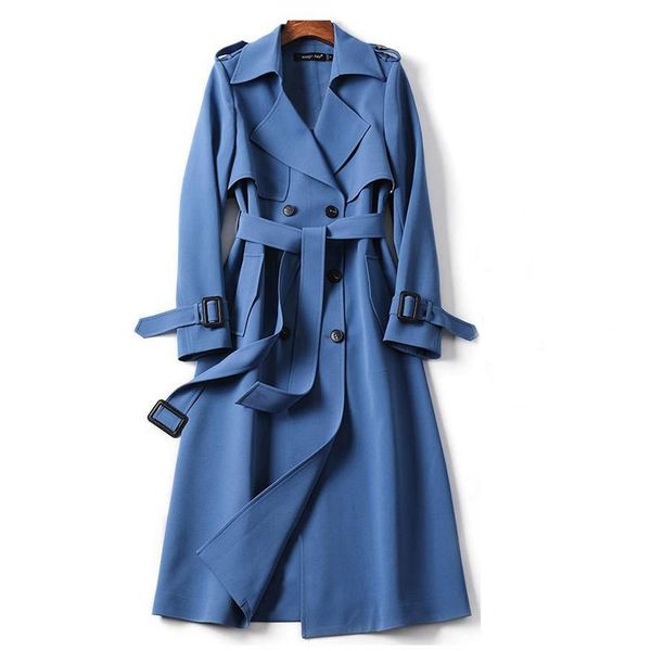 windbreaker women 2021 winter new korean england style trench coat for woman fashion elegant slim long trench with sashes, Tan;black
windbreaker women 2021 winter new korean england style trench coat for woman fashion elegant slim long trench with sashes, Tan;black