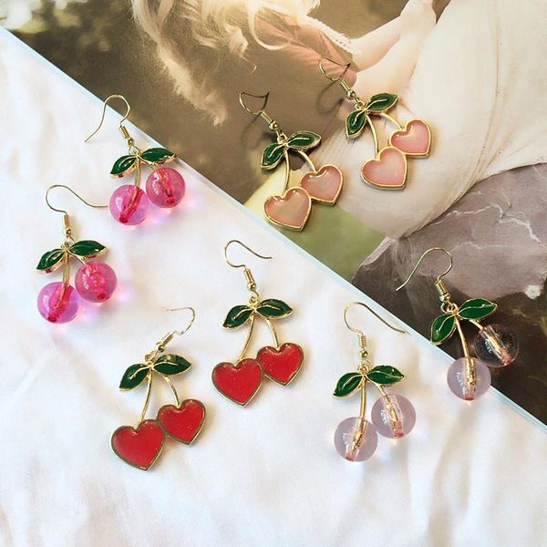dangle & chandelier sweet fresh cherry heart drop earrings for women cute fashion glaze fruit pendant girl female gifts jewelry, Silver
dangle & chandelier sweet fresh cherry heart drop earrings for women cute fashion glaze fruit pendant girl female gifts jewelry, Silver