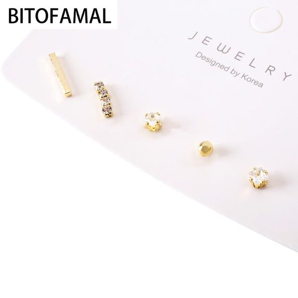 1 set of 5 styles small fashion earrings for women men two color alloy jewelry daily life party good gifts for girls, Golden;silver
1 set of 5 styles small fashion earrings for women men two color alloy jewelry daily life party good gifts for girls, Golden;silver