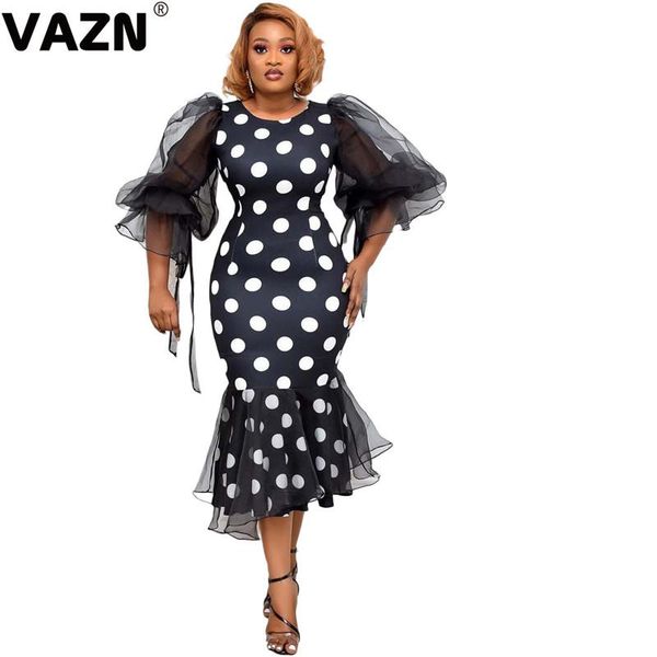 vazn new 2021 tulle banquet party dot print women elegant fashion maxi dress slim dress club birthday shinny, Black;gray
vazn new 2021 tulle banquet party dot print women elegant fashion maxi dress slim dress club birthday shinny, Black;gray