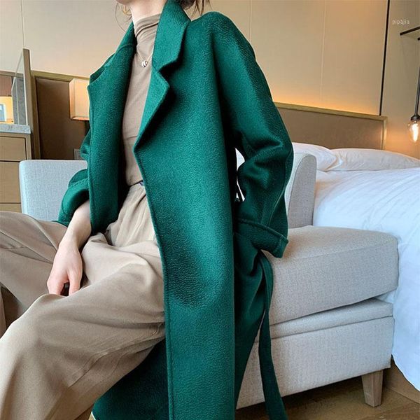 water ripple double-sided cashmere coat female pure wool suit brought han edition show thin over-the-knee cloth coat1, Black
water ripple double-sided cashmere coat female pure wool suit brought han edition show thin over-the-knee cloth coat1, Black