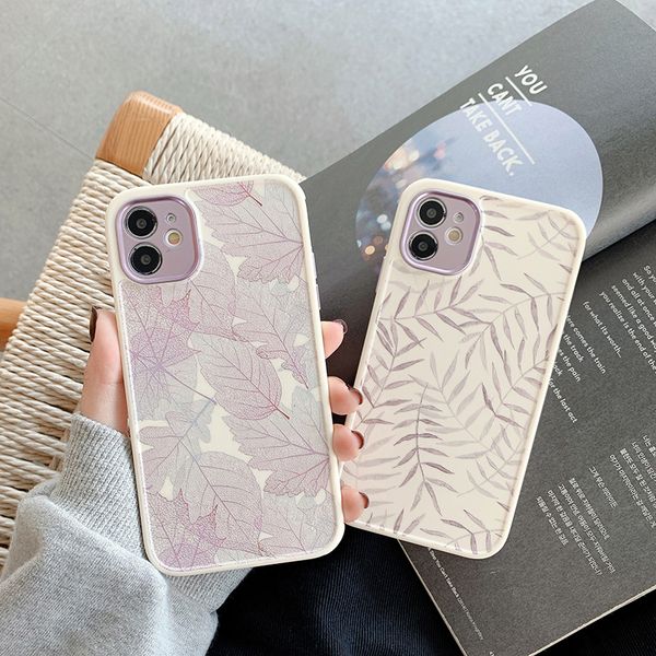 ins summer leaves phone case for iphone 12 mini 11 pro max 8 7plus x xr xs max se2 silicone square straight edge camera protection cover
ins summer leaves phone case for iphone 12 mini 11 pro max 8 7plus x xr xs max se2 silicone square straight edge camera protection cover