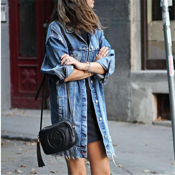 meihuida 2018 new style fashion women's button hole patch denim pocket loose ripped jeans long jacket coat outwear1, Black;brown
meihuida 2018 new style fashion women's button hole patch denim pocket loose ripped jeans long jacket coat outwear1, Black;brown