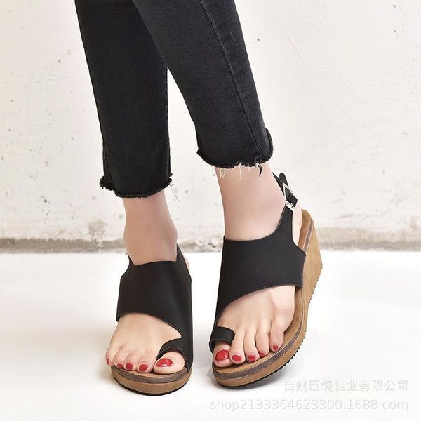 summer wedges sandals women gladiator high heels open toe beach shoes ladies leopard platform roman sandals big size1, Black
summer wedges sandals women gladiator high heels open toe beach shoes ladies leopard platform roman sandals big size1, Black