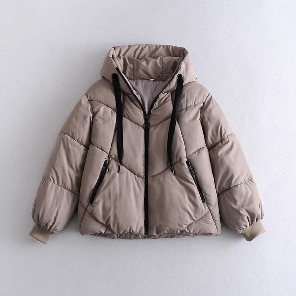 2021 new clothes contracted hooded winter show thin solid color zipper loose cotton-padded jacket t3ql, Black
2021 new clothes contracted hooded winter show thin solid color zipper loose cotton-padded jacket t3ql, Black