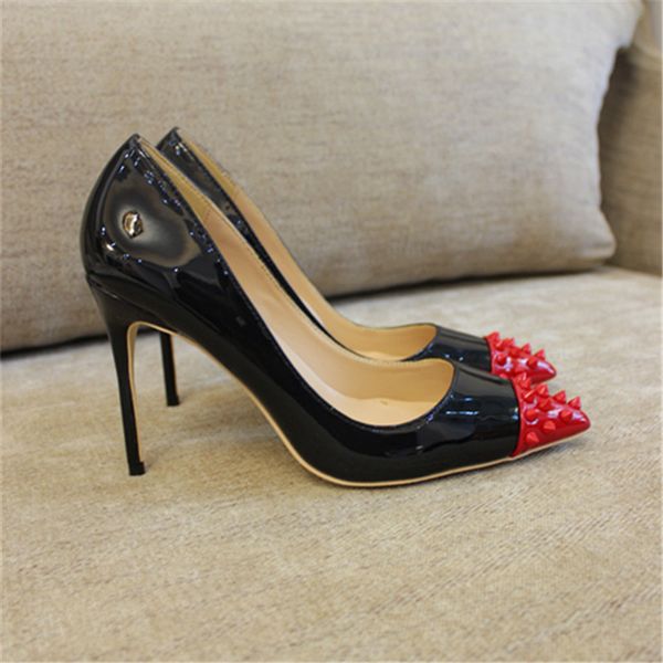 fashion delivery women lady black red pumps studded spikes toe pointy high heels size33-43 12 8 cm stiletto 51ri
fashion delivery women lady black red pumps studded spikes toe pointy high heels size33-43 12 8 cm stiletto 51ri
