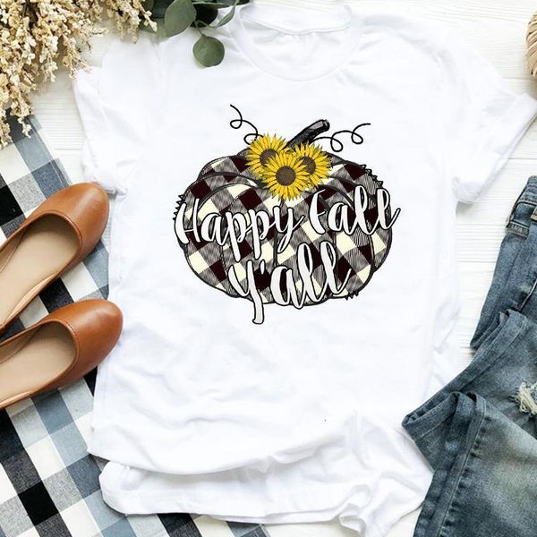 women lady pumpkin plaid 90s print thanksgiving fall halloween tshirt shirt clothes graphic female t tee womens t-shirt, White
women lady pumpkin plaid 90s print thanksgiving fall halloween tshirt shirt clothes graphic female t tee womens t-shirt, White