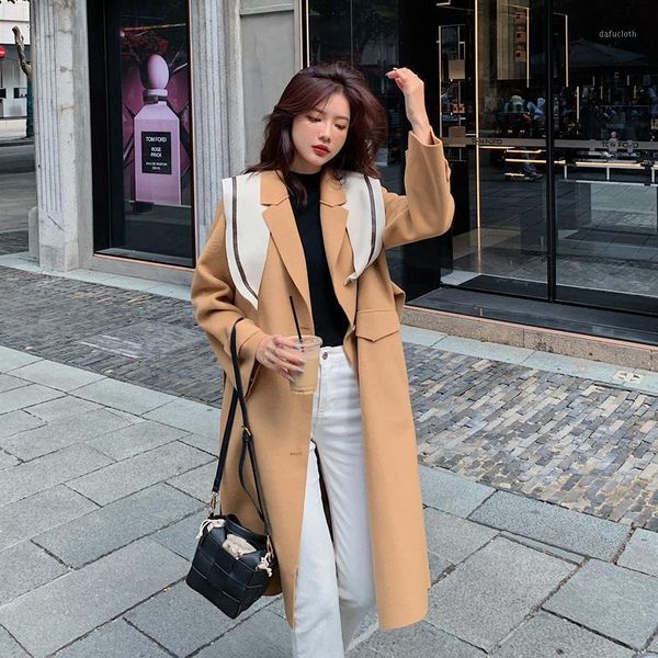 jxmyy detachable shawl~autumn and winter new korean style simple temperament mid-length double-sided woolen coat1, Black
jxmyy detachable shawl~autumn and winter new korean style simple temperament mid-length double-sided woolen coat1, Black