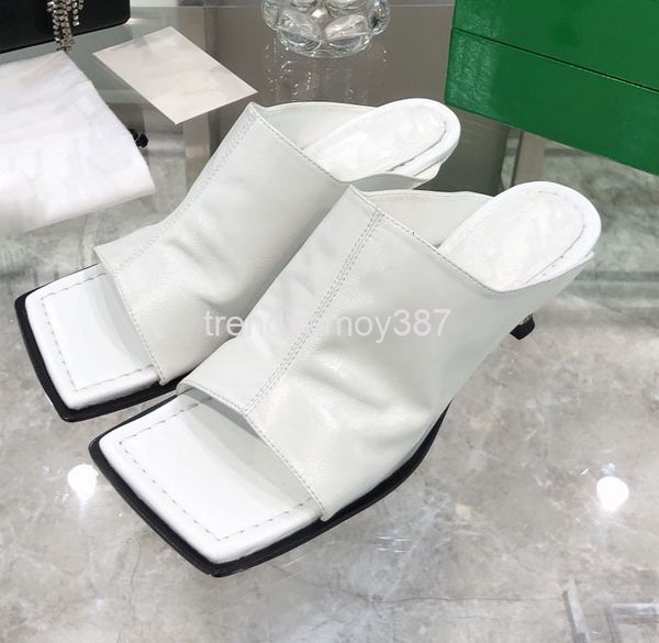 slippers square head open toe high-heeled sandals women's summer one-and-a-half flip flops wear thin and medium electroplated heels, Black
slippers square head open toe high-heeled sandals women's summer one-and-a-half flip flops wear thin and medium electroplated heels, Black