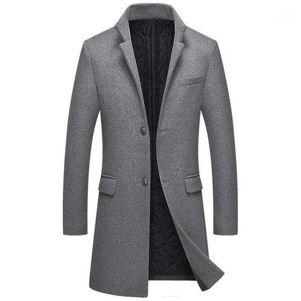 autumn winter new woolen coat men long wool windbreaker overcoat casual thick single breasted plus size m-2xl3xl4xl1, Black 
autumn winter new woolen coat men long wool windbreaker overcoat casual thick single breasted plus size m-2xl3xl4xl1, Black