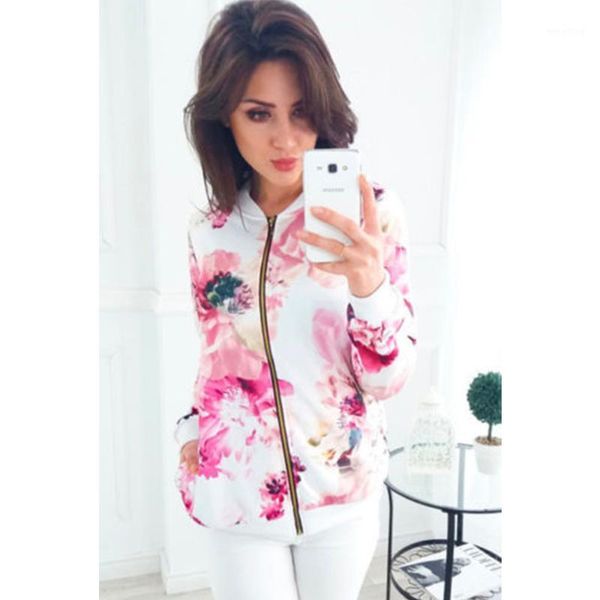 women flower print printing jacket 2020 spring basic coat casual zipper outwear jackets long sleeve bomber jacket plus size1, Black;brown
women flower print printing jacket 2020 spring basic coat casual zipper outwear jackets long sleeve bomber jacket plus size1, Black;brown