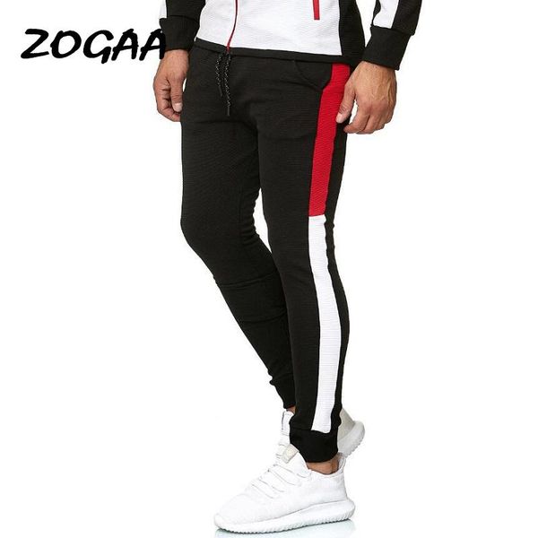 men's pants zogaa men autumn winter striped color matching casual slim sports trousers skinny fashion large size, Black
men's pants zogaa men autumn winter striped color matching casual slim sports trousers skinny fashion large size, Black