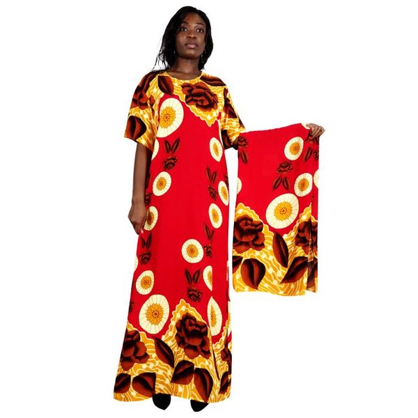 4 colors floral print high waist dress women spring autumn long sleeve boho elegant african dresses for lady, Red
4 colors floral print high waist dress women spring autumn long sleeve boho elegant african dresses for lady, Red