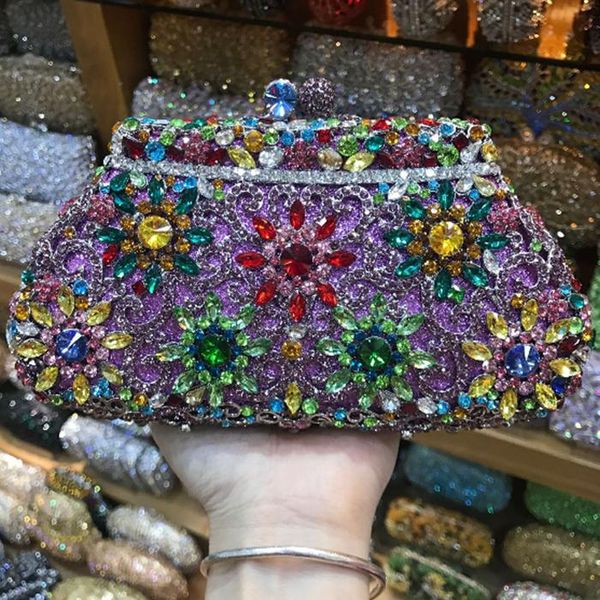 evening bags female wedding party gold/silver/purple crystal diamond flower bag clutches bridal metal purses handbags dinner
evening bags female wedding party gold/silver/purple crystal diamond flower bag clutches bridal metal purses handbags dinner