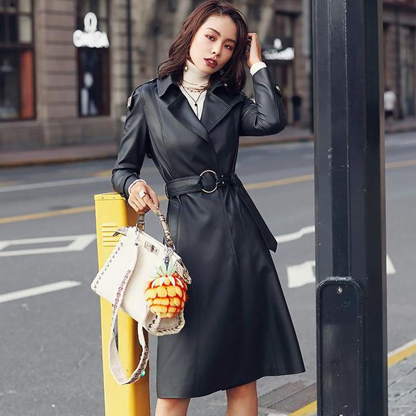 genuine jacket 2020 women spring autumn sheepskin coat women's windbreaker long blazer leather jackets f12m06 yy388, Black
genuine jacket 2020 women spring autumn sheepskin coat women's windbreaker long blazer leather jackets f12m06 yy388, Black