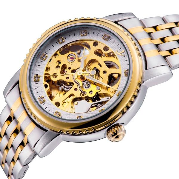wristwatches fashion men diamond automatic self winding watch stainless steel band elegant analog wrist watches, Slivery;brown
wristwatches fashion men diamond automatic self winding watch stainless steel band elegant analog wrist watches, Slivery;brown