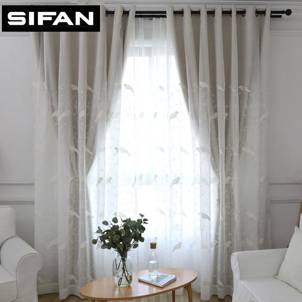 curtain & drapes european white birds embroidered tulles sheer voile curtains + blackout for living room bedroom double modern
curtain & drapes european white birds embroidered tulles sheer voile curtains + blackout for living room bedroom double modern