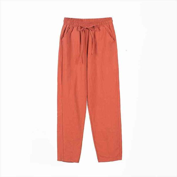 spring cotton linen pants plus size loose women ankle length harem pants pocket elastic high waist casual trousers orange black, Black;white
spring cotton linen pants plus size loose women ankle length harem pants pocket elastic high waist casual trousers orange black, Black;white