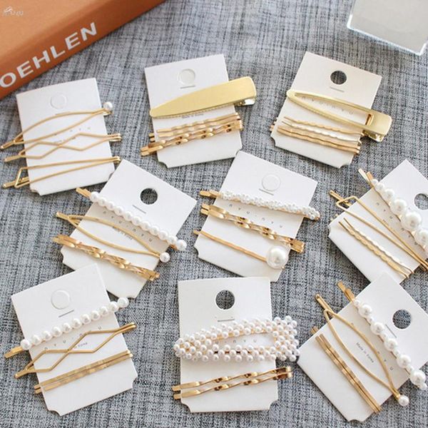 hair accessories girls 1set metal minimalist geometric irregular gold color hairclip imitiation pearl hairpin barrettes hairgrip, Slivery;white
hair accessories girls 1set metal minimalist geometric irregular gold color hairclip imitiation pearl hairpin barrettes hairgrip, Slivery;white