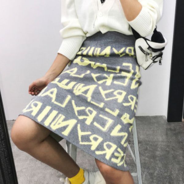 cheerart sweater skirt women letter print knitted korean skirt hgih waist long winter wrap skirt designer 2019 fashion q1209, Black
cheerart sweater skirt women letter print knitted korean skirt hgih waist long winter wrap skirt designer 2019 fashion q1209, Black