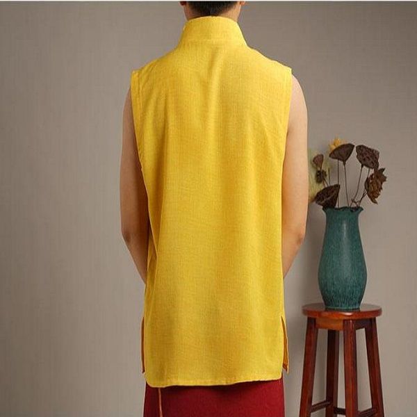 women's vests lama monk clothes summer short sleeve tibetan men's vest breathable buddha missionary dongbo, Black;white
women's vests lama monk clothes summer short sleeve tibetan men's vest breathable buddha missionary dongbo, Black;white