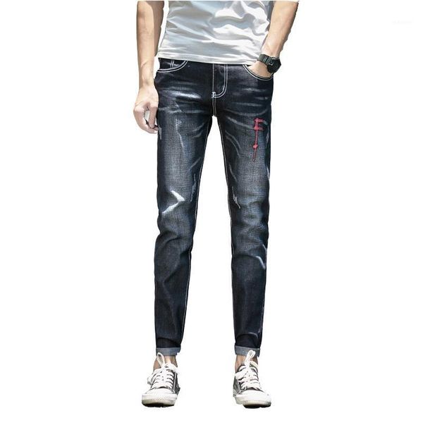 201 spring new fashion stretch solid casual slim fit teenagers student men jeans cowboy leisure male youth trousers1, Blue
201 spring new fashion stretch solid casual slim fit teenagers student men jeans cowboy leisure male youth trousers1, Blue