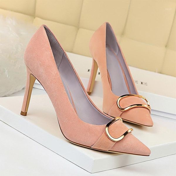 dress shoes bigtree flock women's high heels shallow fashion pumps candy colors pointed toe women show thin female office shoe1, Black
dress shoes bigtree flock women's high heels shallow fashion pumps candy colors pointed toe women show thin female office shoe1, Black