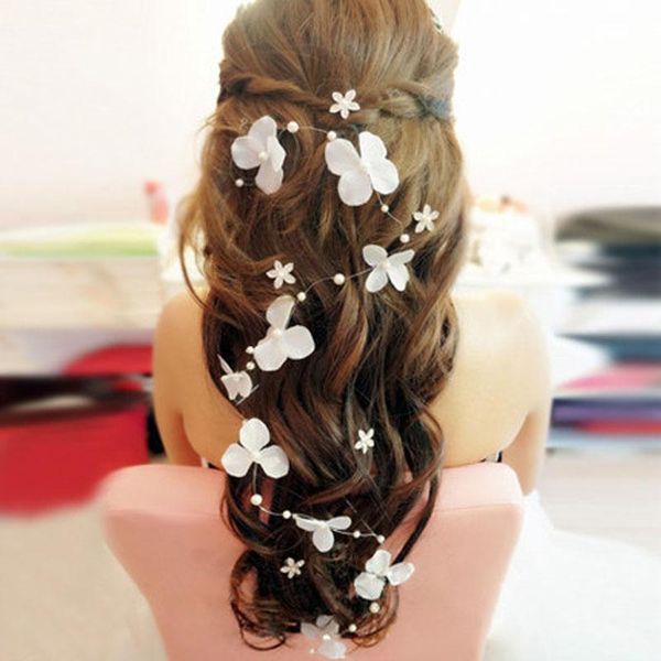 fprseven korean wedding hair accessories white pearl crystal flowers long headband headpiece tiara women hair piece jewelry, Golden;silver
fprseven korean wedding hair accessories white pearl crystal flowers long headband headpiece tiara women hair piece jewelry, Golden;silver