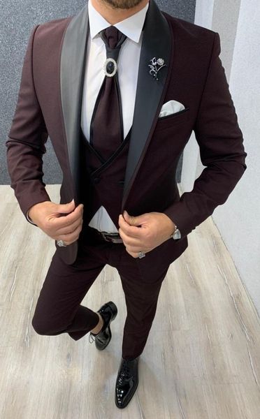 brand new groomsmen one button groom tuxedos shawl black lapel men suits wedding/prom/dinner man blazer ( jacket+pants+tie+vest ) g51, Black;gray
brand new groomsmen one button groom tuxedos shawl black lapel men suits wedding/prom/dinner man blazer ( jacket+pants+tie+vest ) g51, Black;gray
