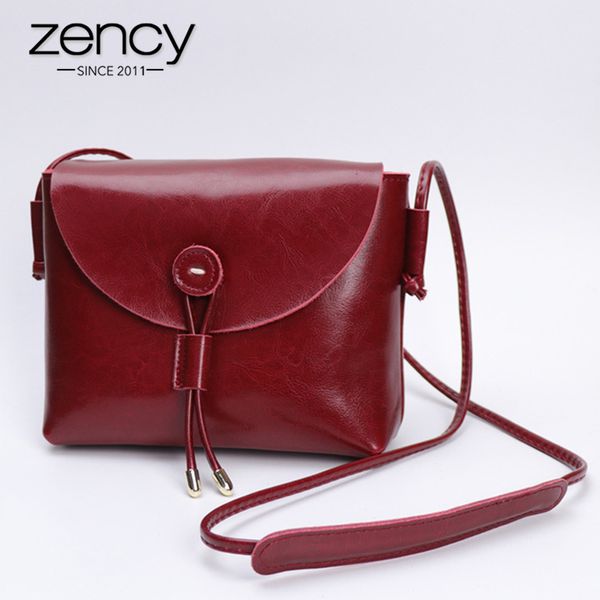 zency simple style women messenger bag 100% genuine leather small flap fashion lady crossbody shoulder purse brown black handbag
zency simple style women messenger bag 100% genuine leather small flap fashion lady crossbody shoulder purse brown black handbag
